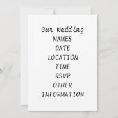 ANTIEK CAR-WEDINGINVITATIES KAART (Achterkant)