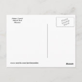 Antiek Carousel Horse Briefkaart (Achterkant)