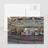 Antiek carrouselkaart briefkaart (Voorkant / Achterkant)