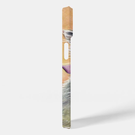 Antiek Cat Coquette Leuke Kitten roos Case-Mate iPhone Case (Achterkant / Rechts)