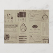 Antiek cataloguspagina's briefkaart (Voorkant)