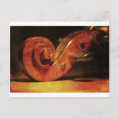 Antiek cello briefkaart (Voorkant)