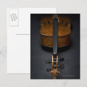 Antiek Cello Briefkaart (Voorkant / Achterkant)