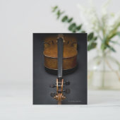 Antiek Cello Briefkaart (Staand voorkant)