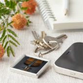 Antiek Cello Sleutelhanger (Zijkant)