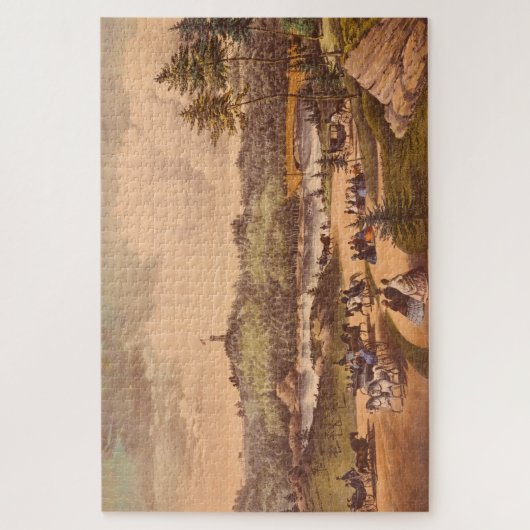 Antiek centraal park #1 legpuzzel (Verticaal)