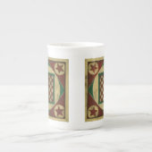 Antiek checkboard van Ethan Harper Porselein Kop (Voorkant)