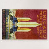 Antiek Chicago World's Fair Poster Legpuzzel (Horizontaal)