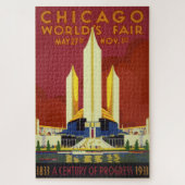 Antiek Chicago World's Fair Poster Legpuzzel (Verticaal)