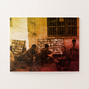 Antiek China Changsha boek uitlenen Legpuzzel