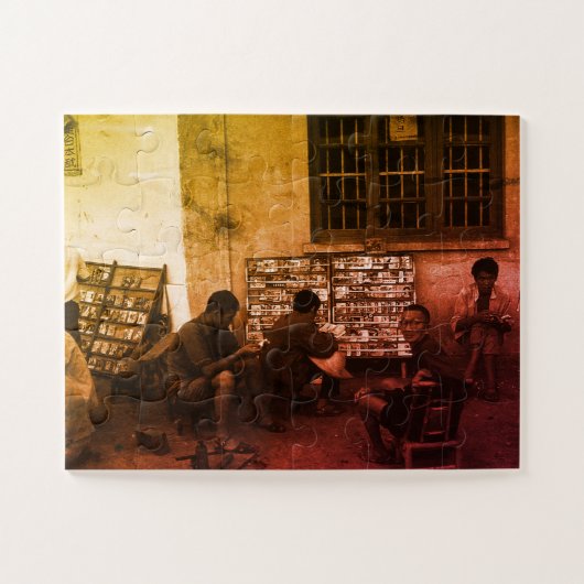 Antiek China Changsha boek uitlenen Legpuzzel (Horizontaal)