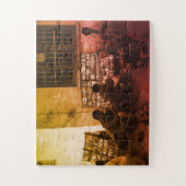 Antiek China Changsha boek uitlenen Legpuzzel (Verticaal)