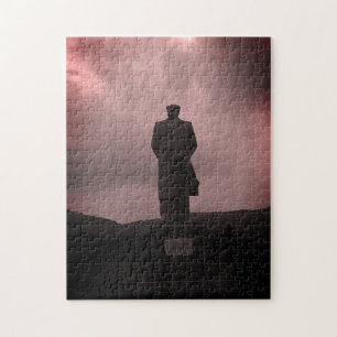 Antiek China Changsha Mao Tse Tung beeld Legpuzzel