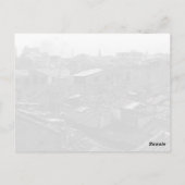 Antiek China Kanton stad Briefkaart (Achterkant)