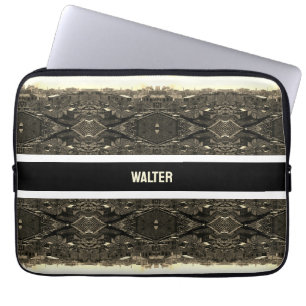 Antiek China Kanton stad Laptop Sleeve
