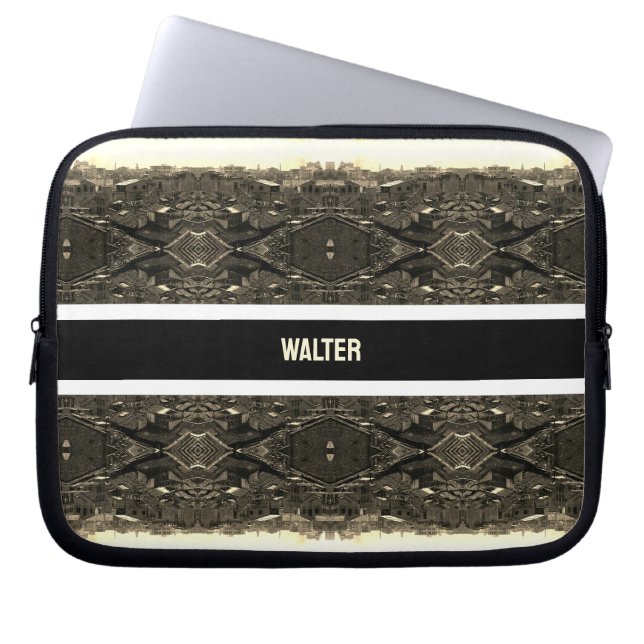 Antiek China Kanton stad Laptop Sleeve (Voorkant)