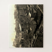 Antiek China Kanton stad Legpuzzel (Verticaal)