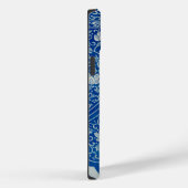 Antiek Chinees Bloemen Kobalt Blauw Patroonnaam Case-Mate iPhone Case (Achterkant / Rechts)
