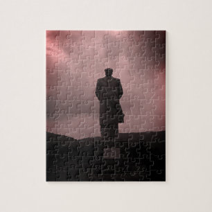Antiek Chinees Changsha Mao Tse Tung beeld Legpuzzel