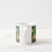 Antiek Chinees Cloisonné-patroon: Jade Groen Espresso Kop (Achterkant)