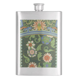 Antiek Chinees Cloisonné-patroon: Jade Groen Flacon