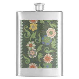 Antiek Chinees Cloisonné-patroon: Jade Groen Flacon