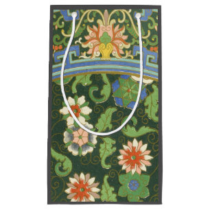 Antiek Chinees Cloisonné-patroon: Jade Groen Klein Cadeauzakje