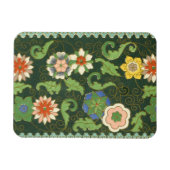 Antiek Chinees Cloisonné-patroon: Jade Groen Magneet (Horizontaal)