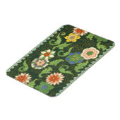 Antiek Chinees Cloisonné-patroon: Jade Groen Magneet (Linkerzijde)