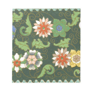 Antiek Chinees Cloisonné-patroon: Jade Groen Notitieblok