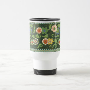 Antiek Chinees Cloisonné-patroon: Jade Groen Reisbeker