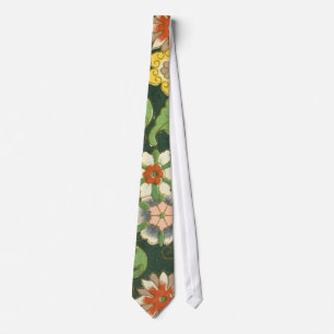 Antiek Chinees Cloisonné-patroon: Jade Groen Stropdas