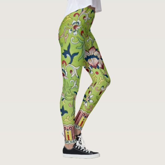 Antiek Chinees design op Leggings (Rechts)
