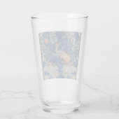 Antiek Chinees Kraanpatroon: Imperiaal Blauw Glas (Achterkant)