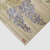 Antiek Chinees Weefselpapier voor Wisteria en Peon Tissuepapier (Detail)