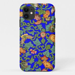 Antiek Chinese porseleinen bloemen en vlinders Case-Mate iPhone Case