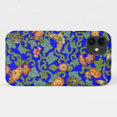 Antiek Chinese porseleinen bloemen en vlinders Case-Mate iPhone Case (Achterkant (horizontaal))