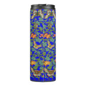 Antiek Chinese porseleinen bloemen en vlinders Thermosbeker (Achterkant)