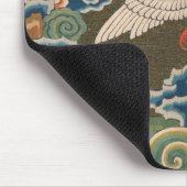 Antiek chinese vogelkunst tapestry phoenix muismat (Hoek)