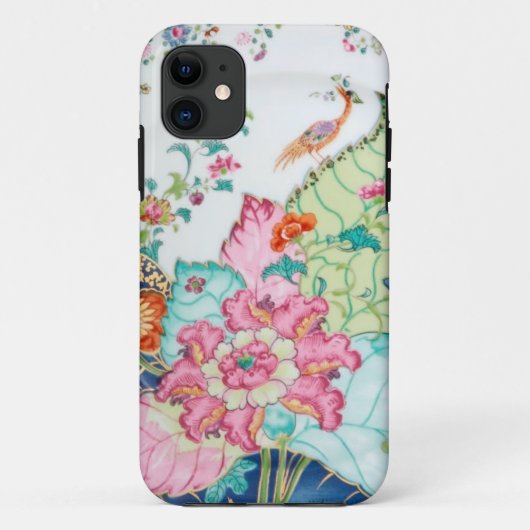 Antiek chinoiserie china porcelain vogelpatroon Case-Mate iPhone case (Achterkant)