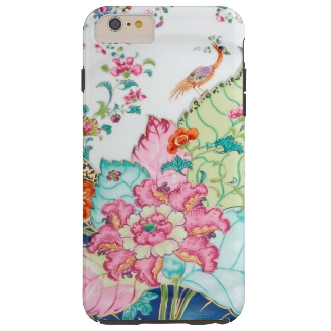 Antiek chinoiserie china porcelain vogelpatroon Case-Mate iPhone case (Achterkant)
