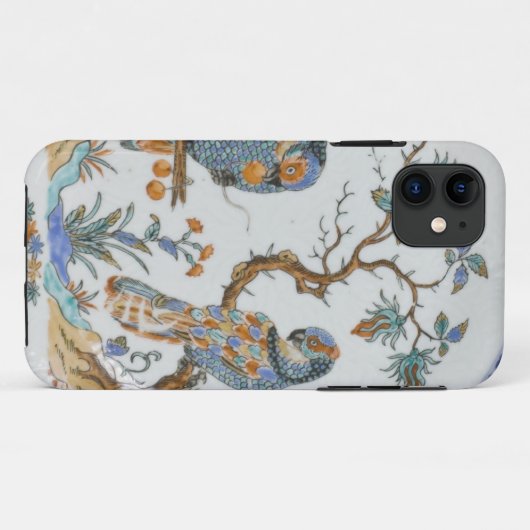 Antiek chinoisievogelporselein Case-Mate iPhone case (Achterkant (horizontaal))