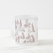 Antiek chocolade Mold Catalog Easter Bunny Mok (Voorkant links)