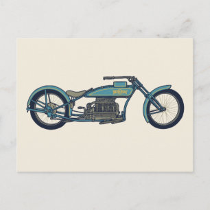 Antiek Chopper II Briefkaart