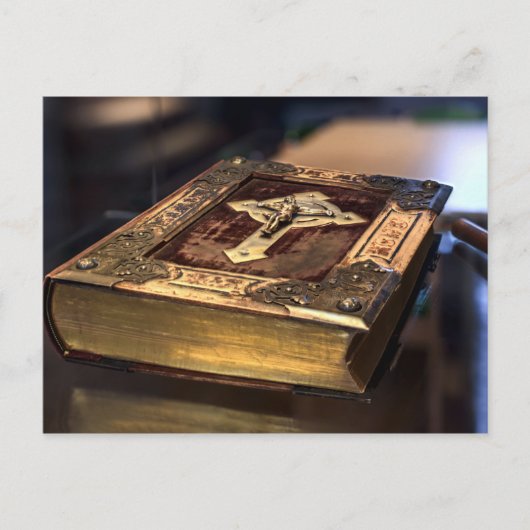 Antiek Christelijke Bijbel Briefkaart (Voorkant)