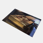 Antiek Christelijke Bijbel Deurmat (Schuin)