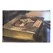 Antiek Christelijke Bijbel Kussensloop (Achterkant)