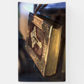 Antiek Christelijke Bijbel Spandoek (Verticaal)