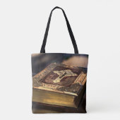 Antiek Christelijke Bijbel Tote Bag (Achterkant)