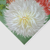 Antiek Chrysanthemum Giants Weefpapier Tissuepapier (Detail)